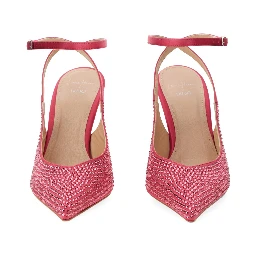 SATIN SLINGBACK