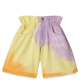 helvetica sprayed shorts