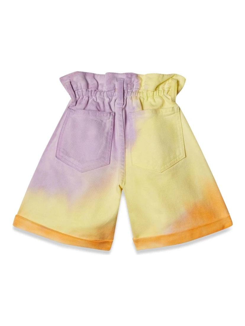 helvetica sprayed shorts