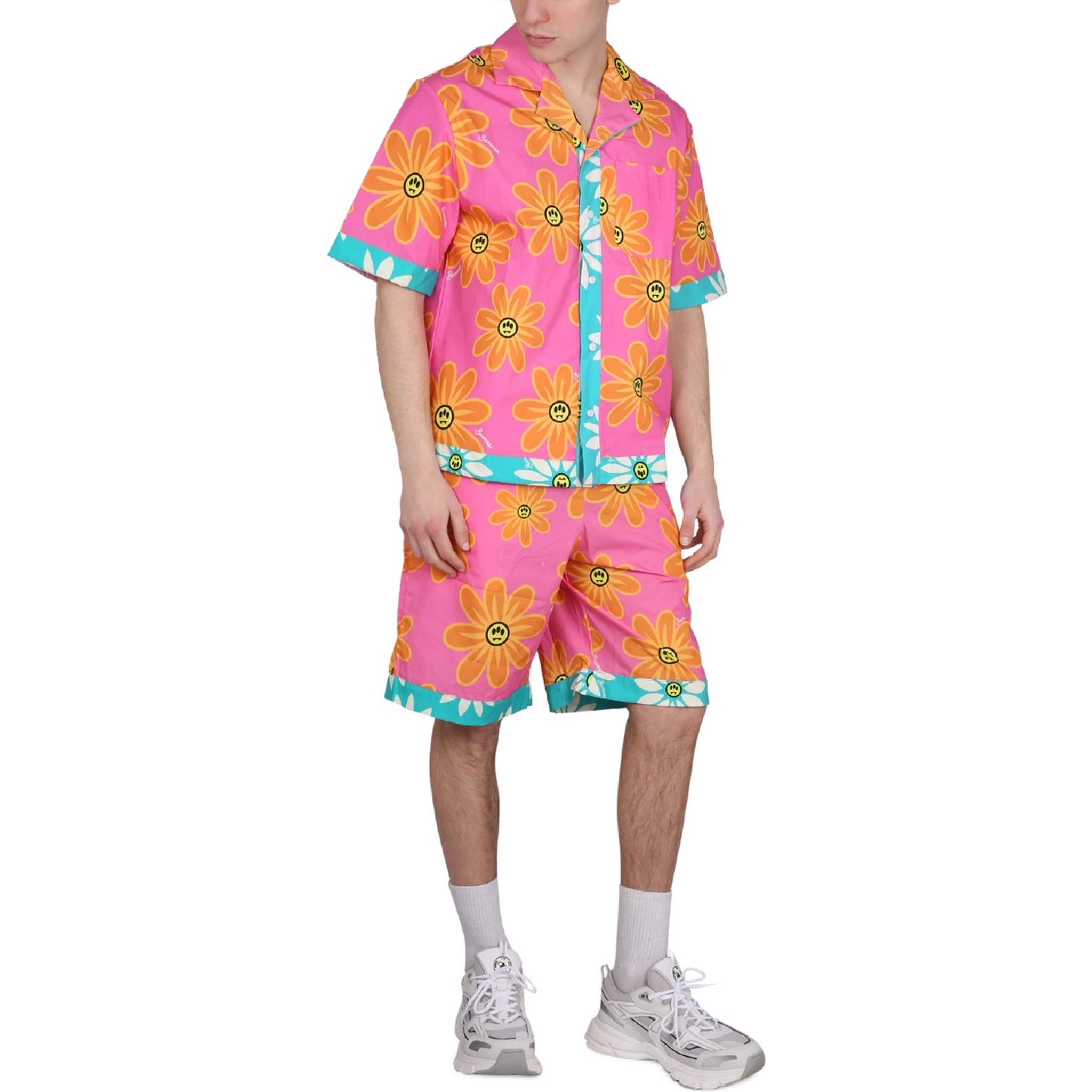 SUNFLOWER PRINT BERMUDA SHORTS