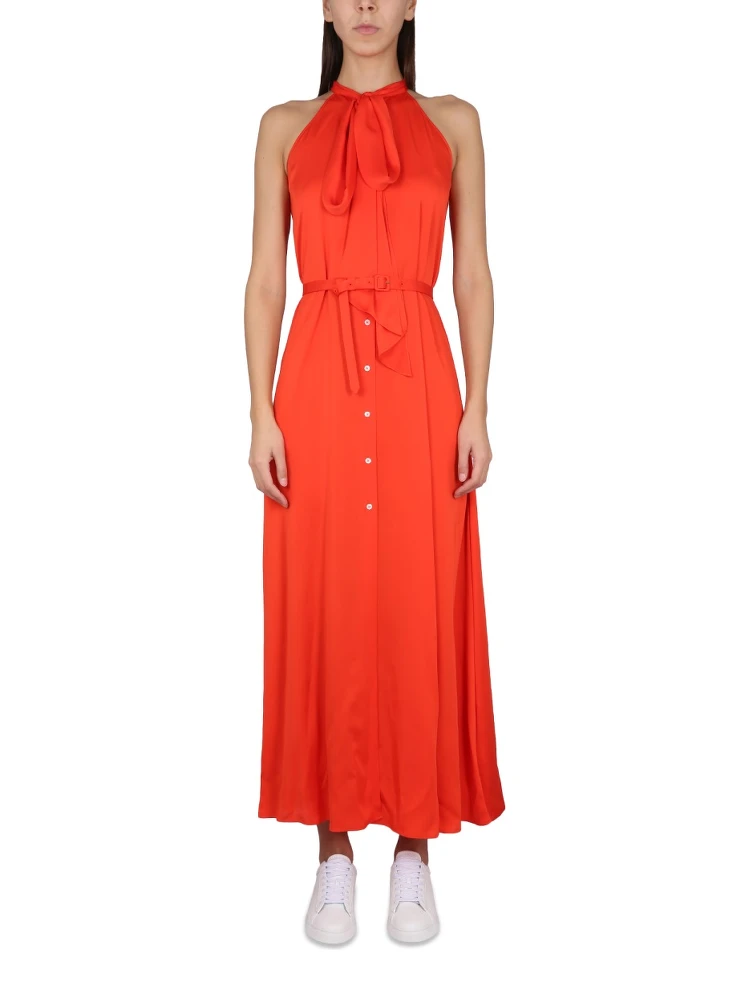BELTED DRESS
