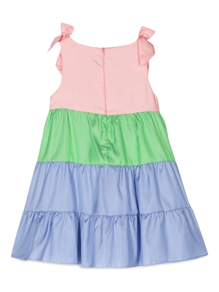 multicolor satin dress alternative