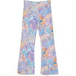 flare split cuffs trousers