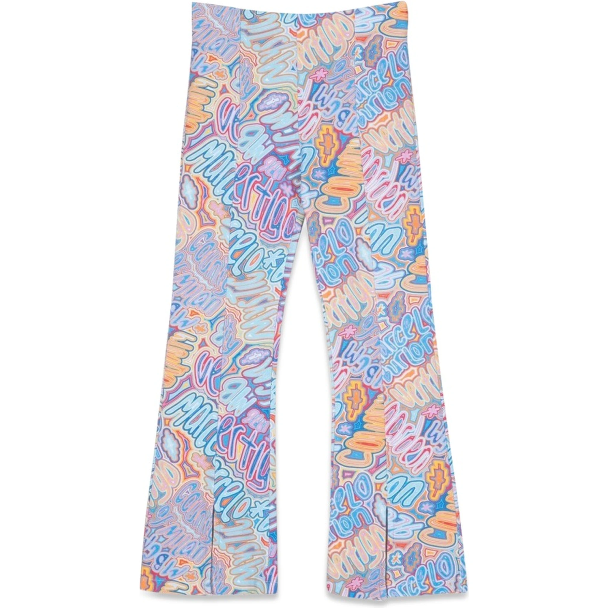 flare split cuffs trousers