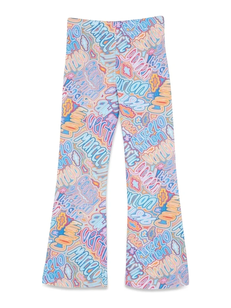 flare split cuffs trousers alternative