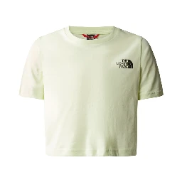 crop simple dome tee