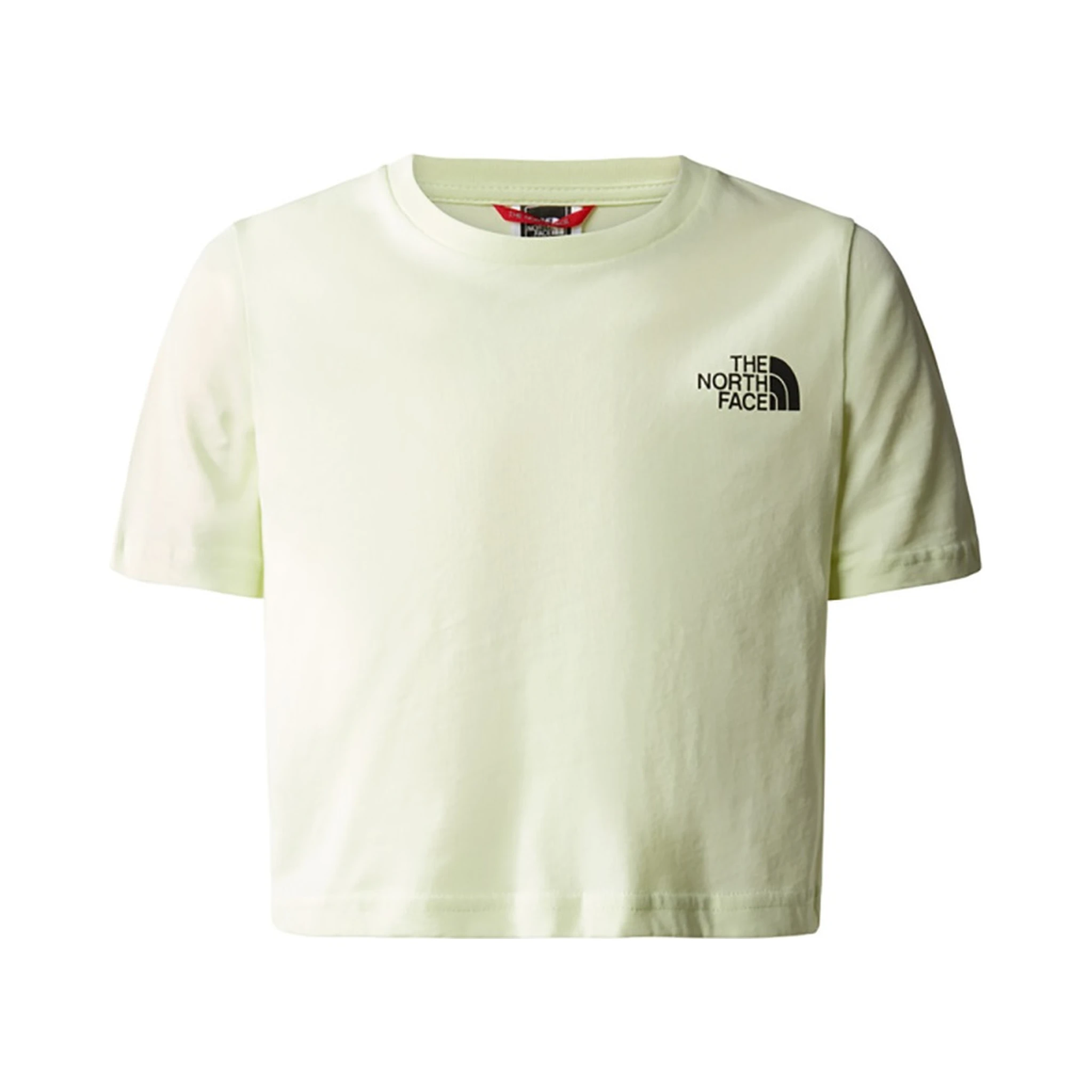 crop simple dome tee
