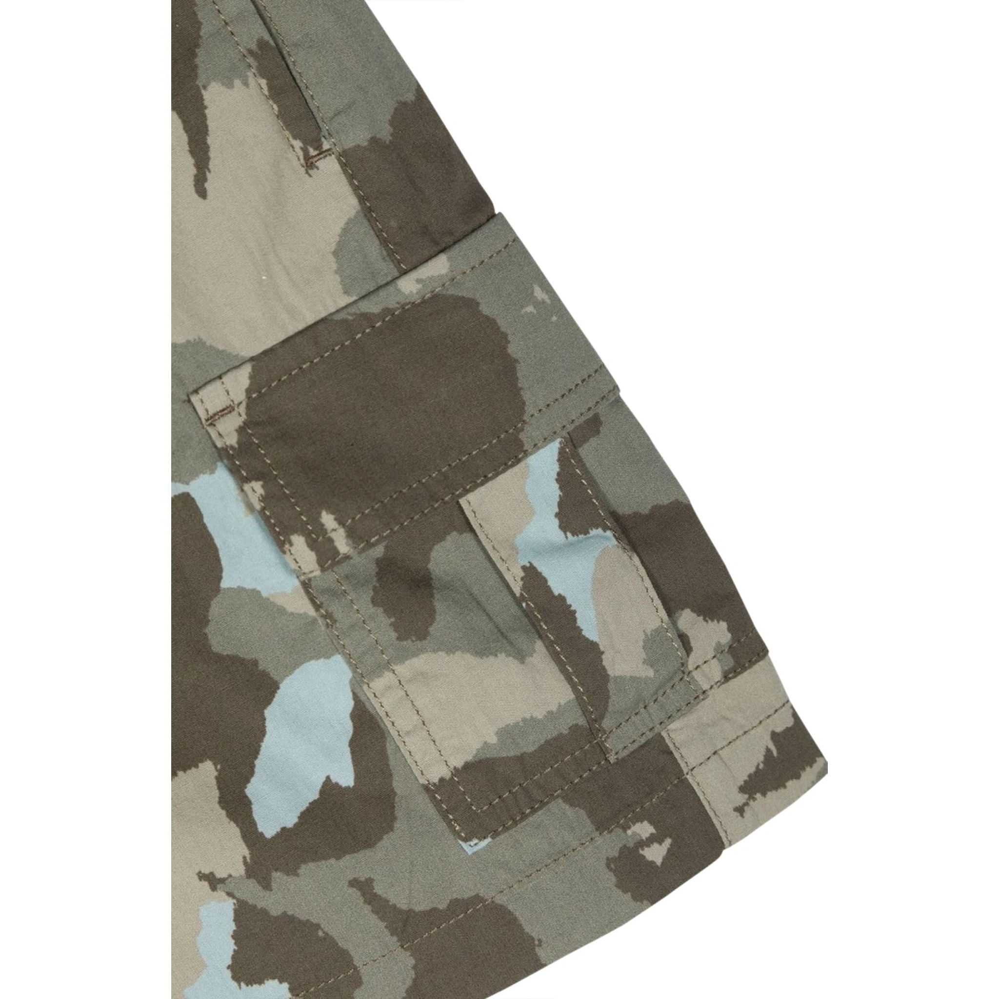 camou bermuda shorts