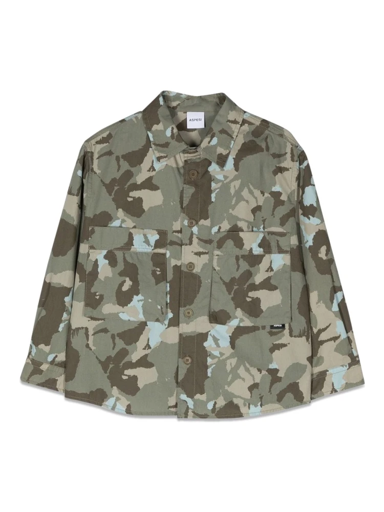 camou shirt jacket
