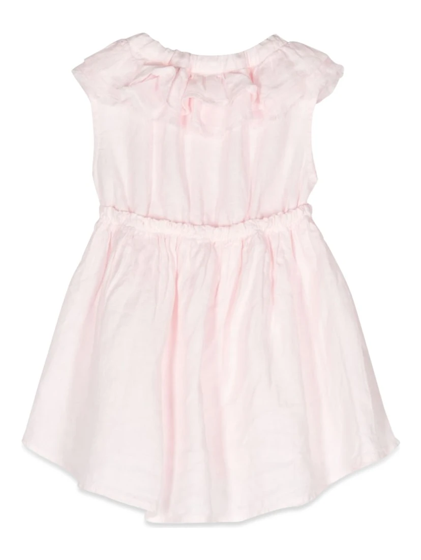 dress with ruffle collar