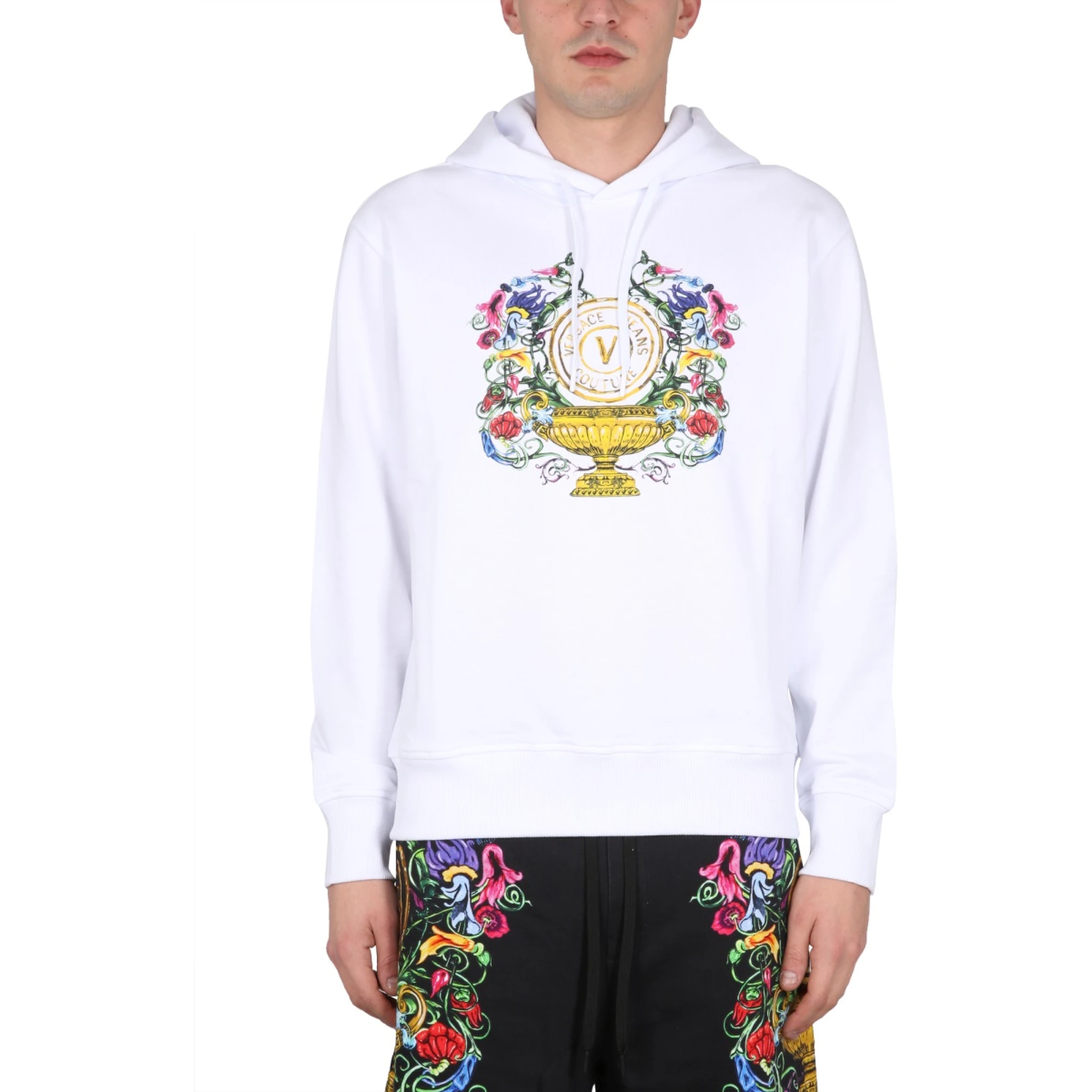 SWEATSHIRT WITH LOGO PRINT