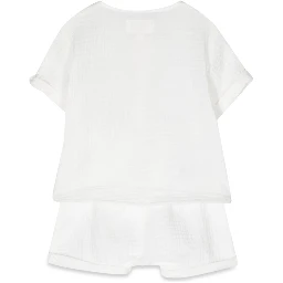 t-shirt and bermuda shorts suit