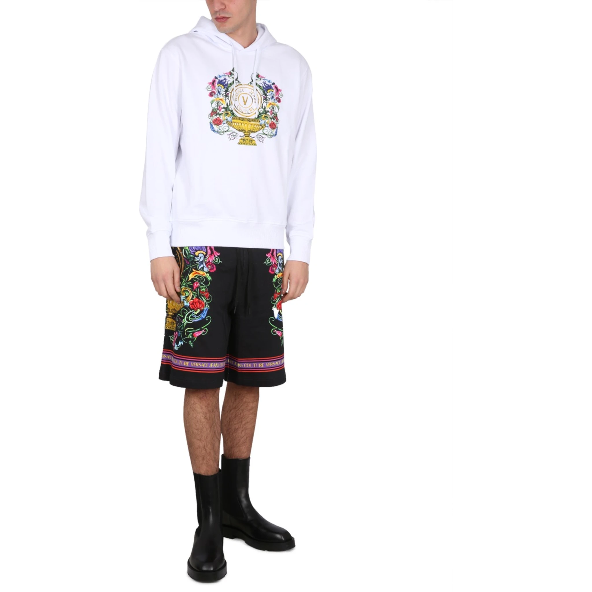 SWEATSHIRT WITH LOGO PRINT
