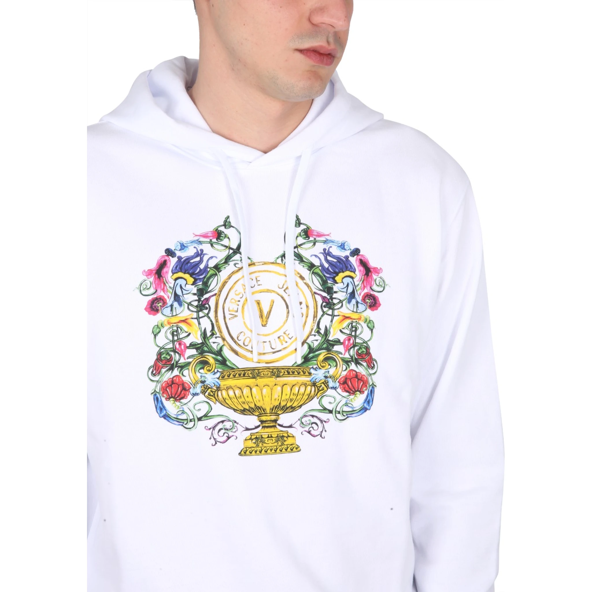 SWEATSHIRT WITH LOGO PRINT