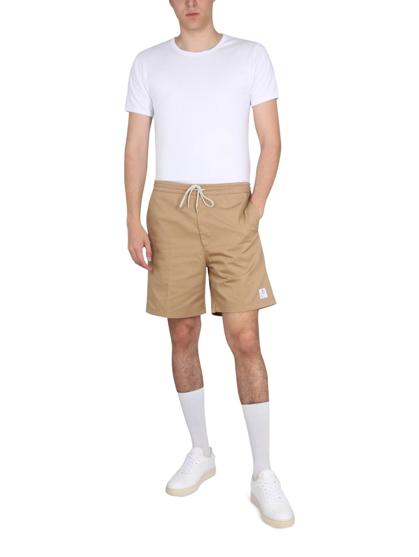 DRAWSTRING BERMUDA SHORTS