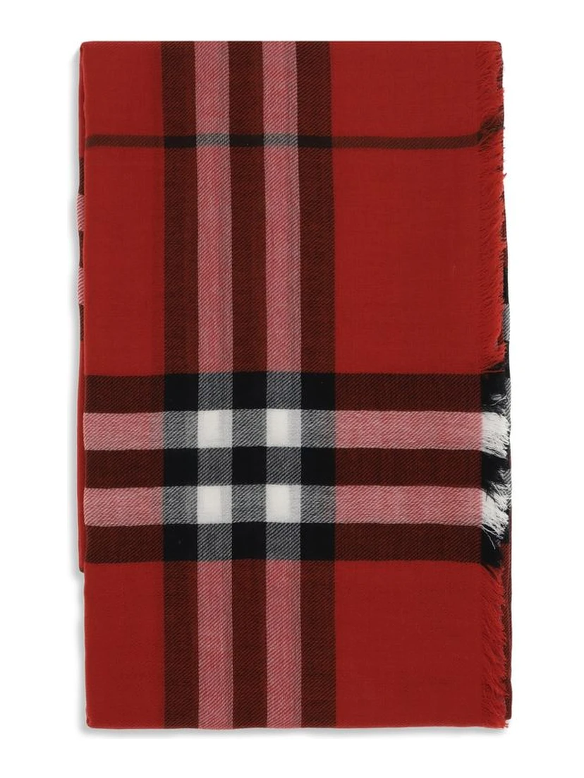 Red Wool Scarf