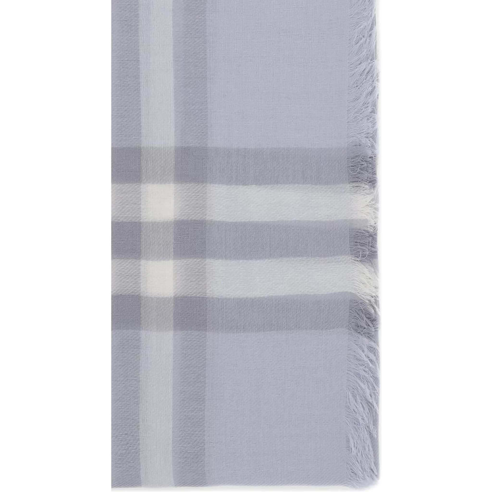 Light Blue Wool Scarf