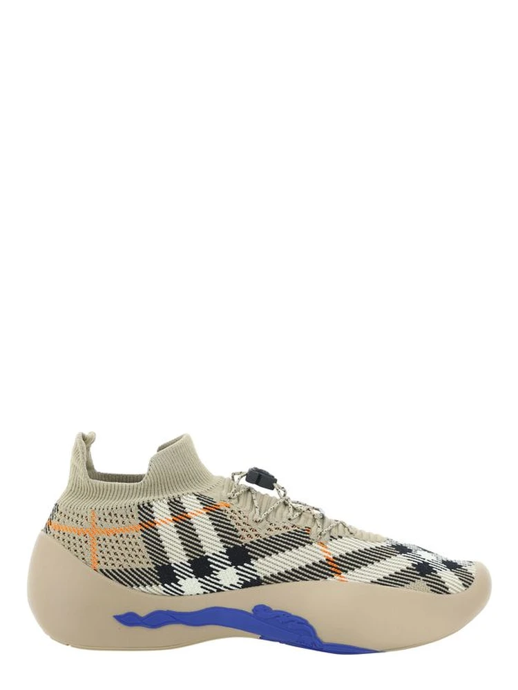 Brown Rubber Athletic Sneakers