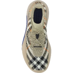 Brown Rubber Athletic Sneakers