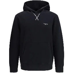 Black Cotton Sweatshirt