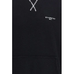 Black Cotton Sweatshirt