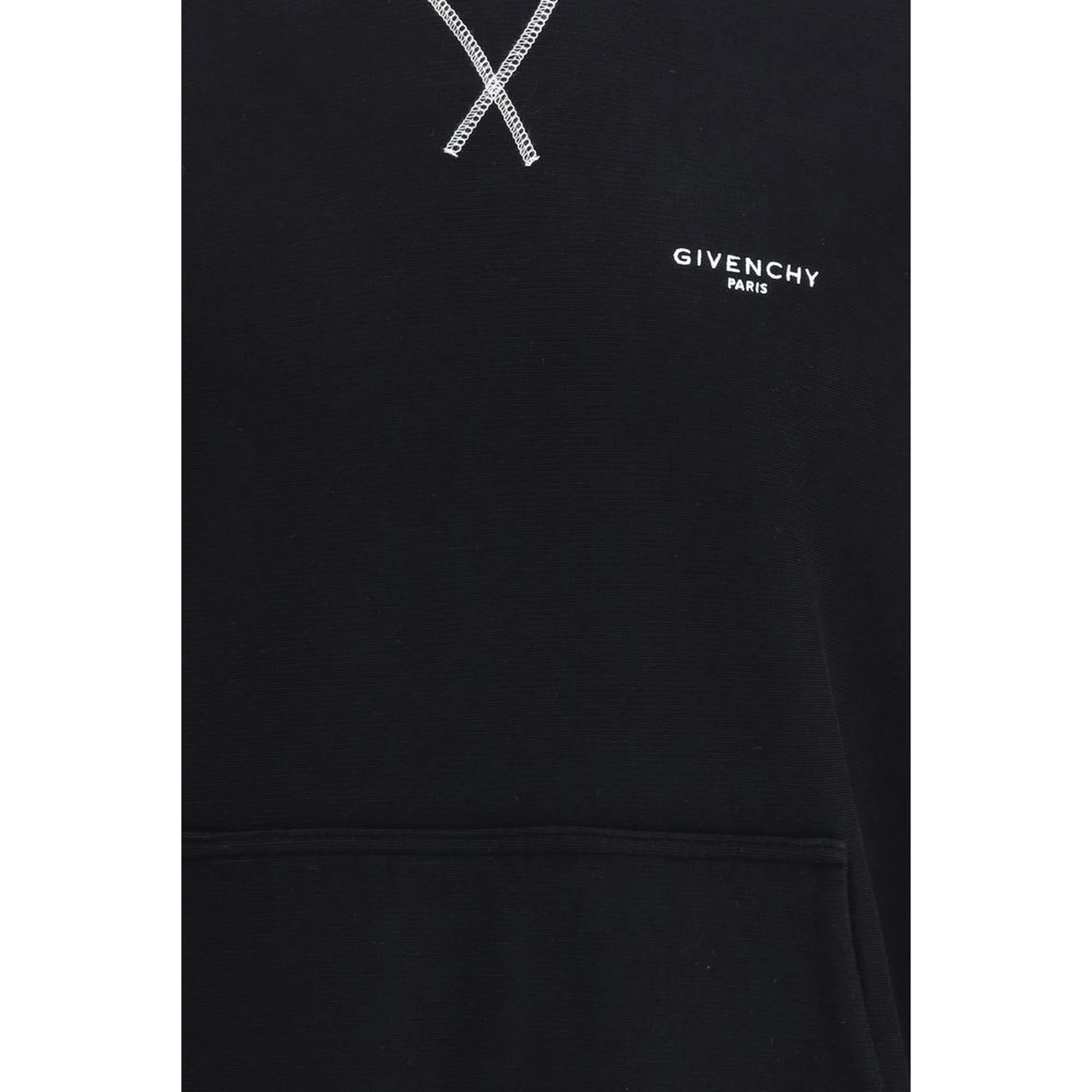 Black Cotton Sweatshirt