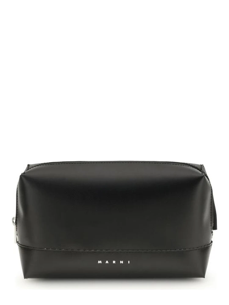 Black Calf Leather Bos Taurus Shoulder Bag