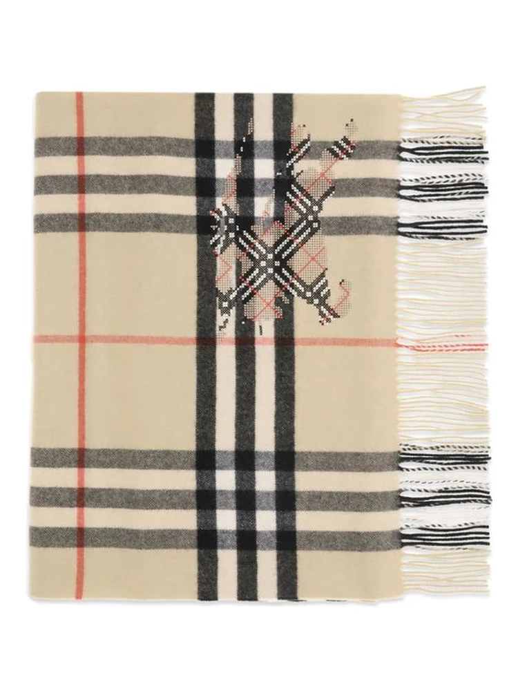 Beige Cashmere Scarf