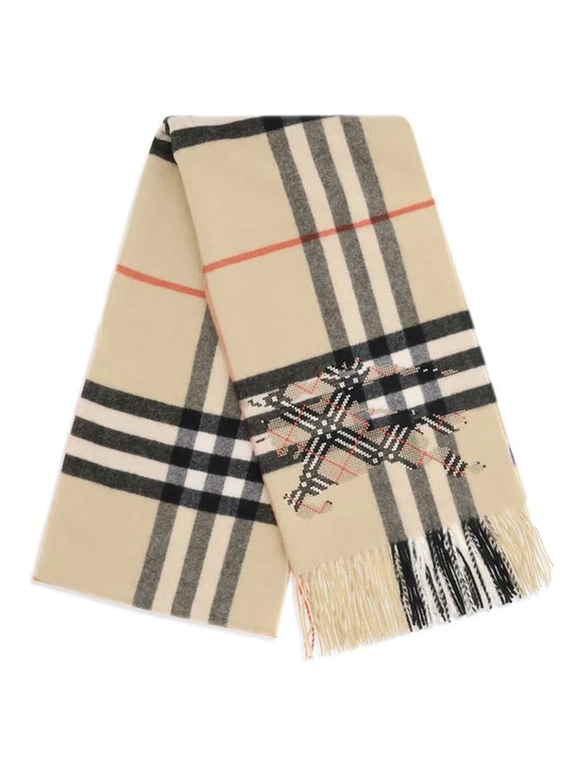 Beige Cashmere Scarf