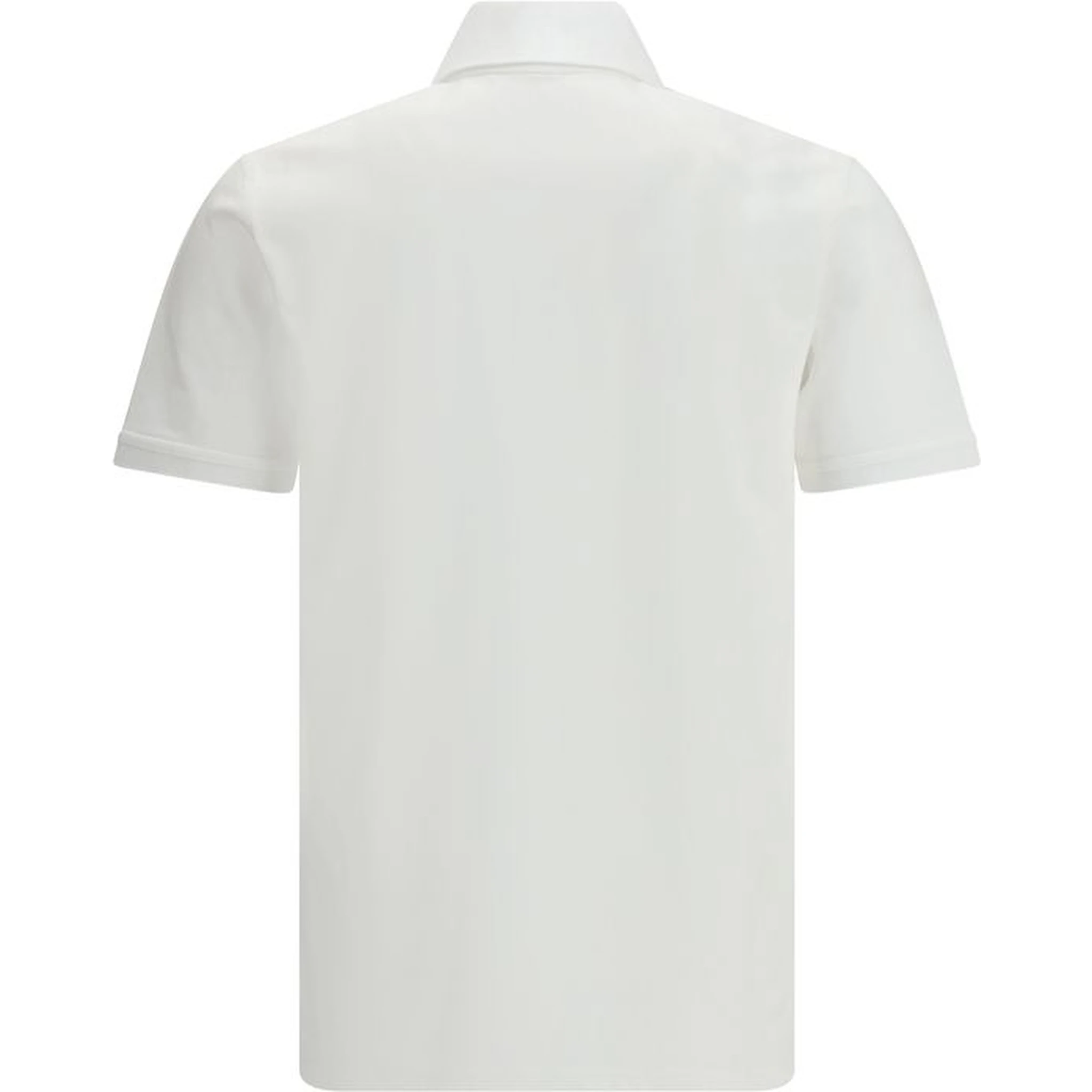White Cotton Polo Shirt