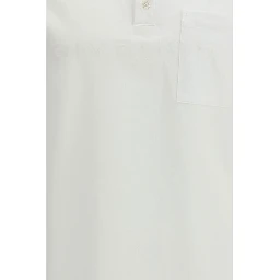 White Cotton Polo Shirt