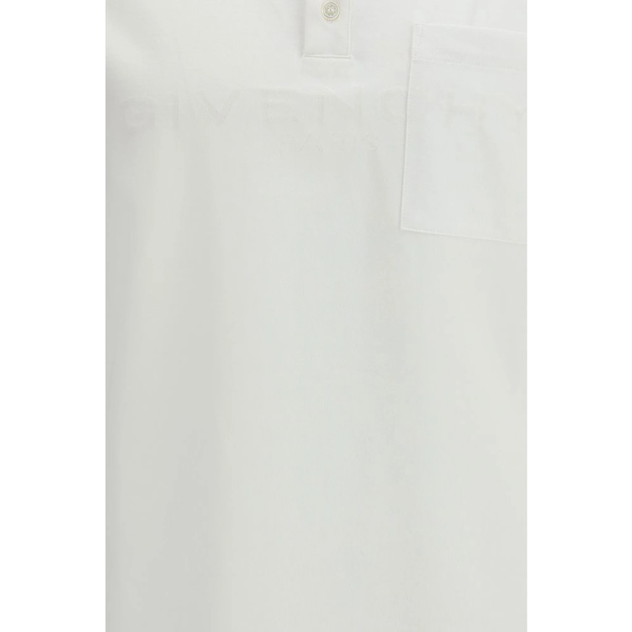 White Cotton Polo Shirt
