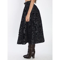 Flared midi skirt