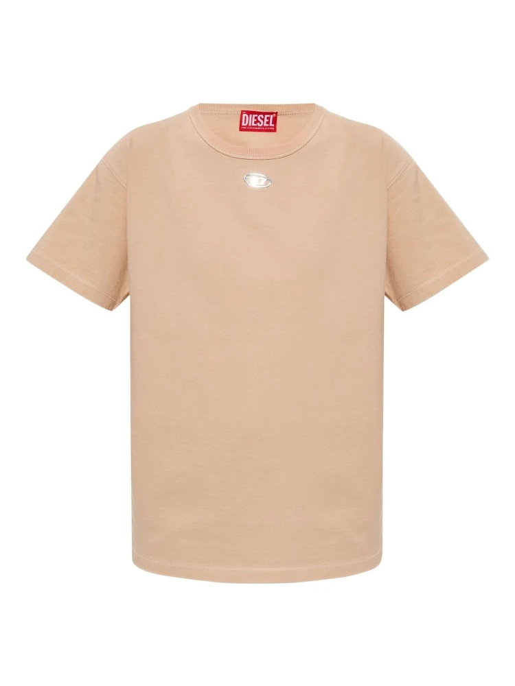 Diesel T-shirts and Polos Beige
