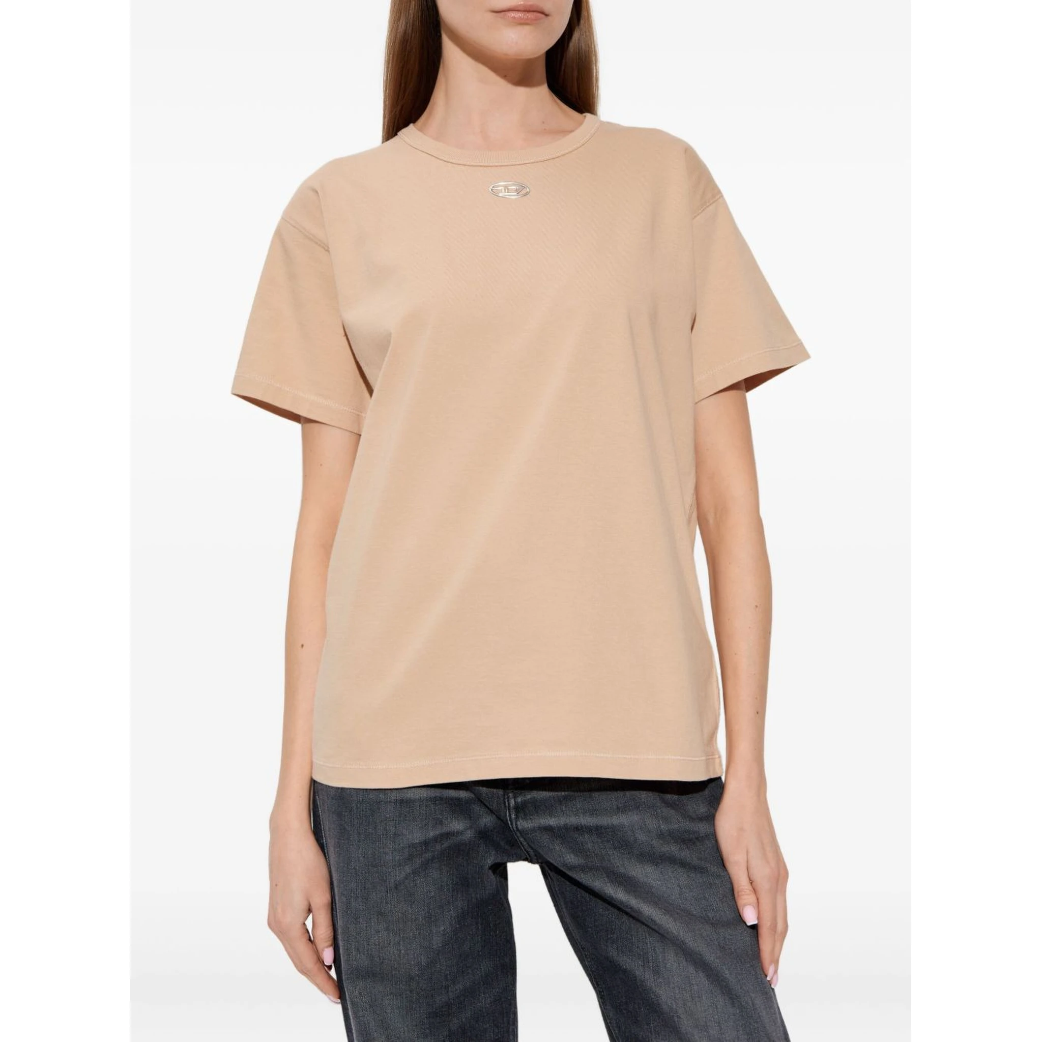 Diesel T-shirts and Polos Beige