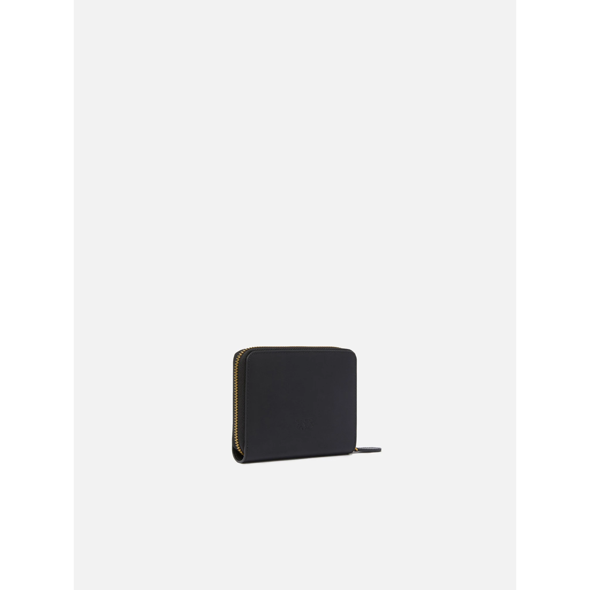 logo-plaque leather wallet