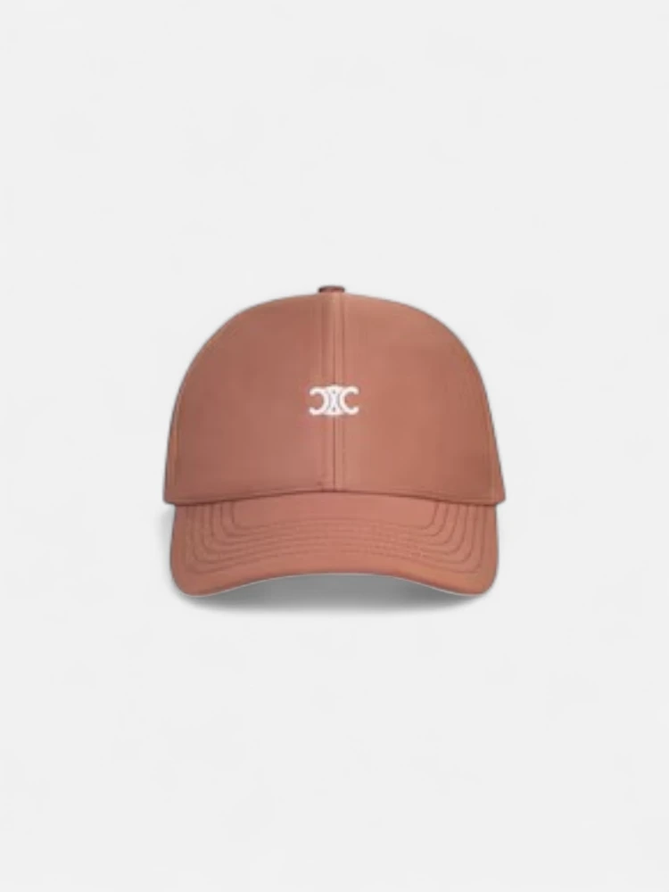 Celine Brown Cap with Logo