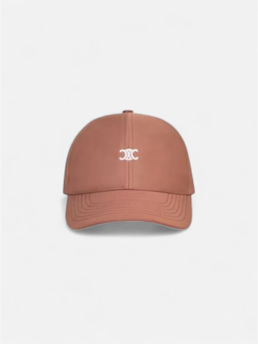 Celine Brown Cap with Logo