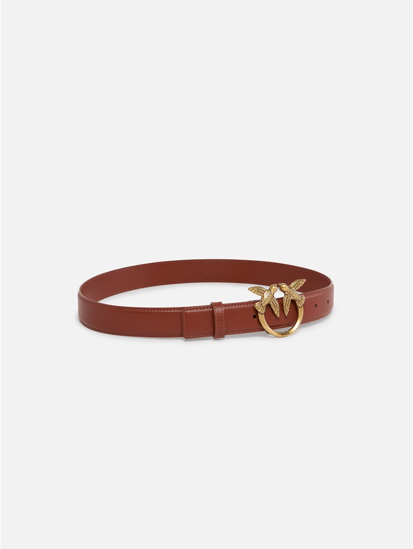 Love Birds leather belt