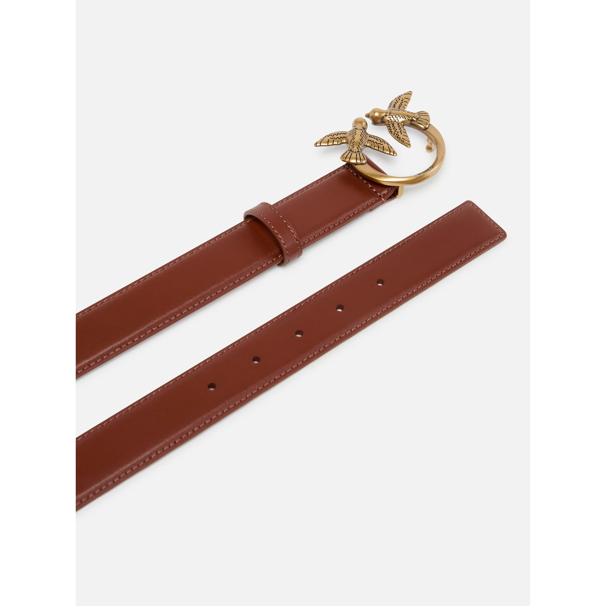 Love Birds leather belt