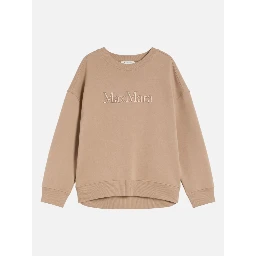 Embroidered cotton sweatshirt
