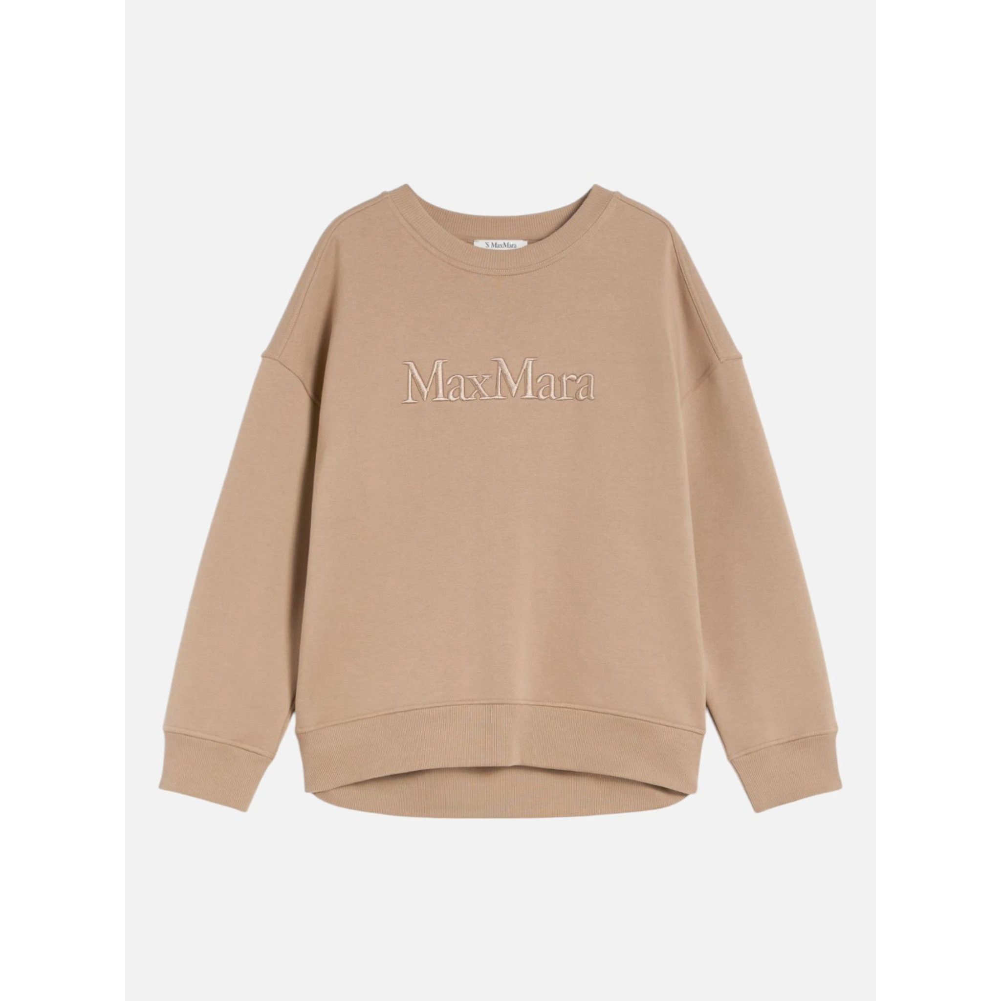 Embroidered cotton sweatshirt