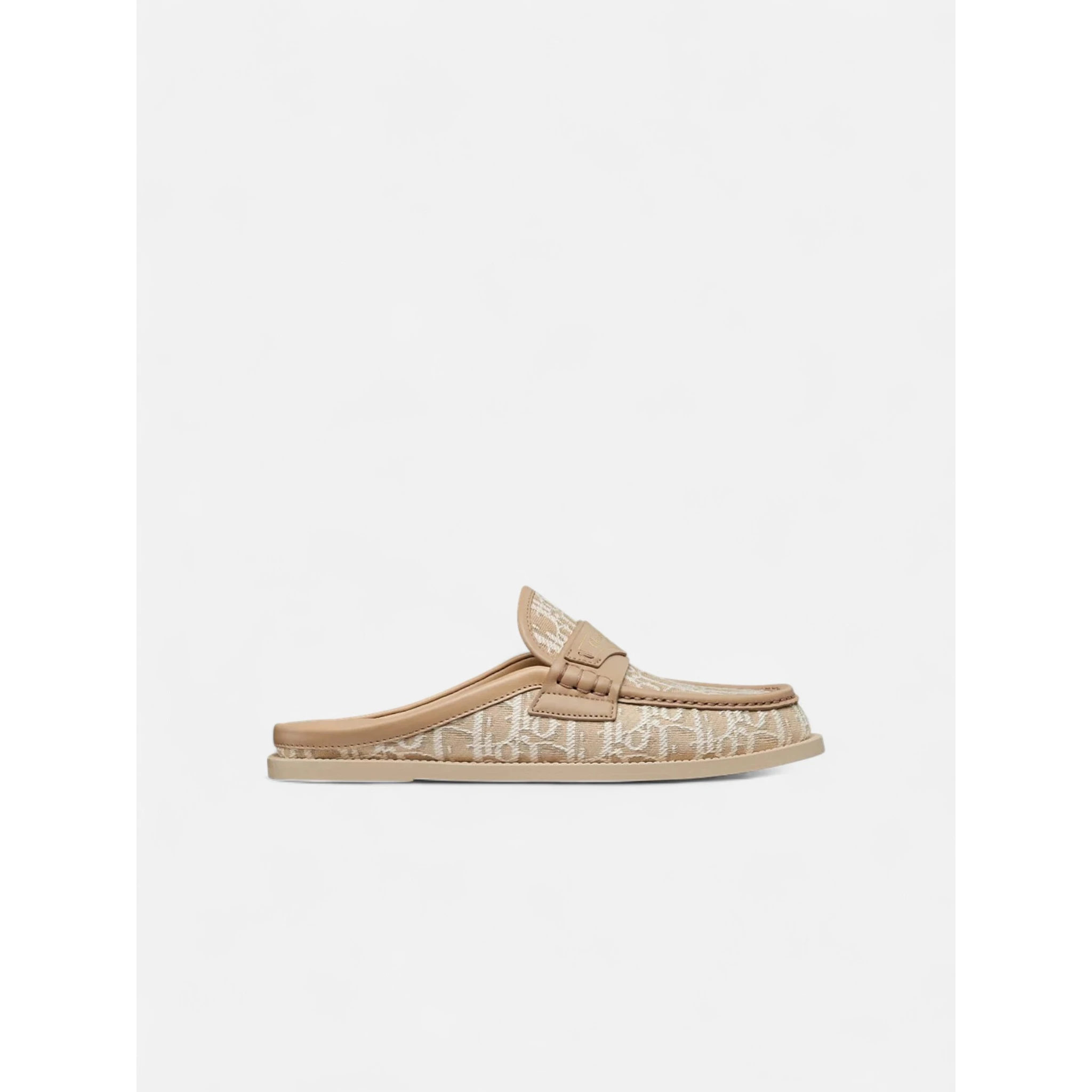 Logo jacquard slip-on sandals