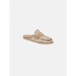 Logo jacquard slip-on sandals