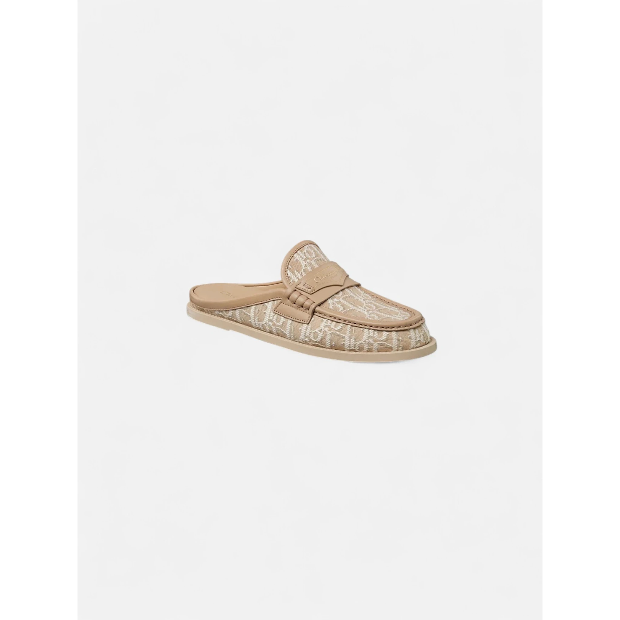 Logo jacquard slip-on sandals