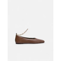 Leather Ballerina Shoes