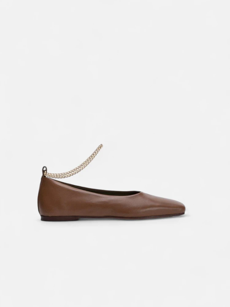 Leather Ballerina Shoes