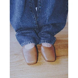 Leather Ballerina Shoes