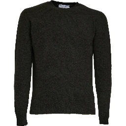 Maglia Girocollo In Seta, Cashmere