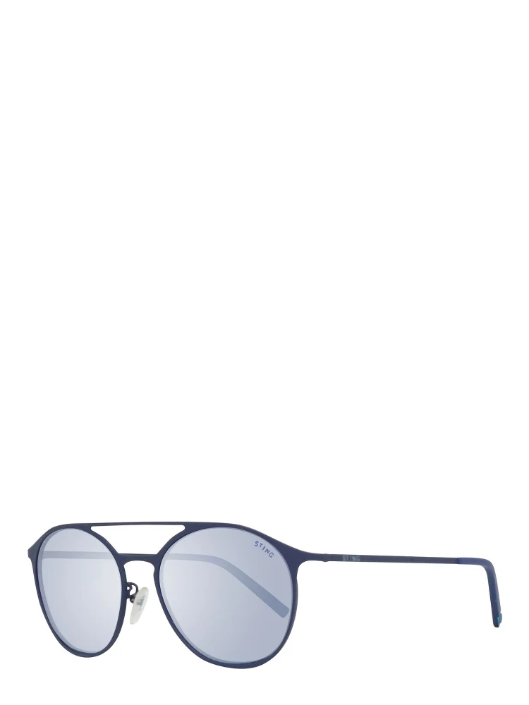 Blue Metal Sunglasses
